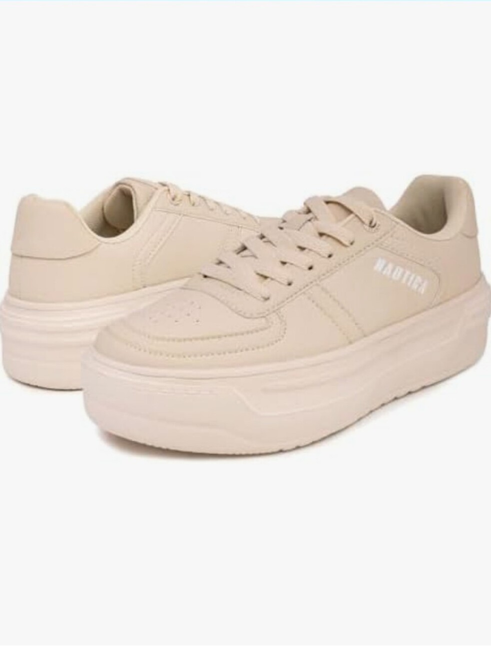 Nautica Bone Rayburn Platform Lace-Up Sneakers